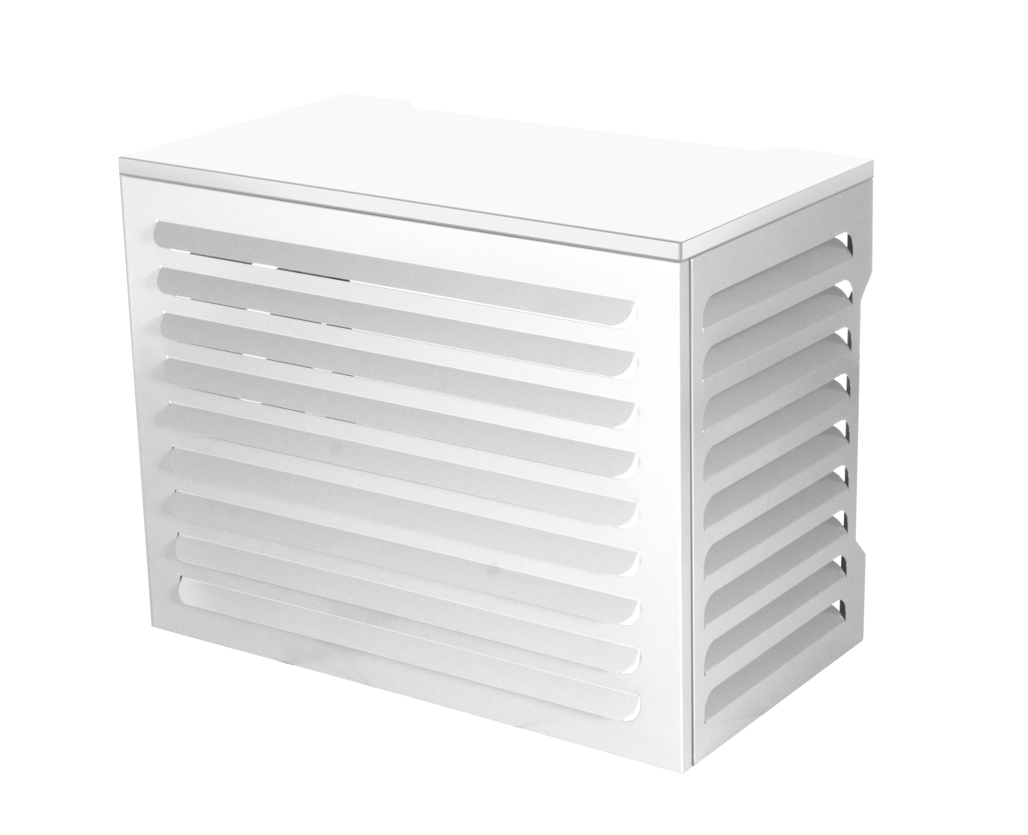 Airconditioner omkasting 100*70*50 RAL9010 Wit